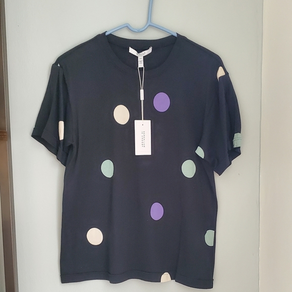 Derek Lam 10 Crosby Polka Dot T-Shirt - Picture 6 of 11